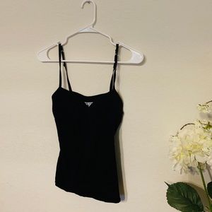 Black Tank Size Large Built In Bra